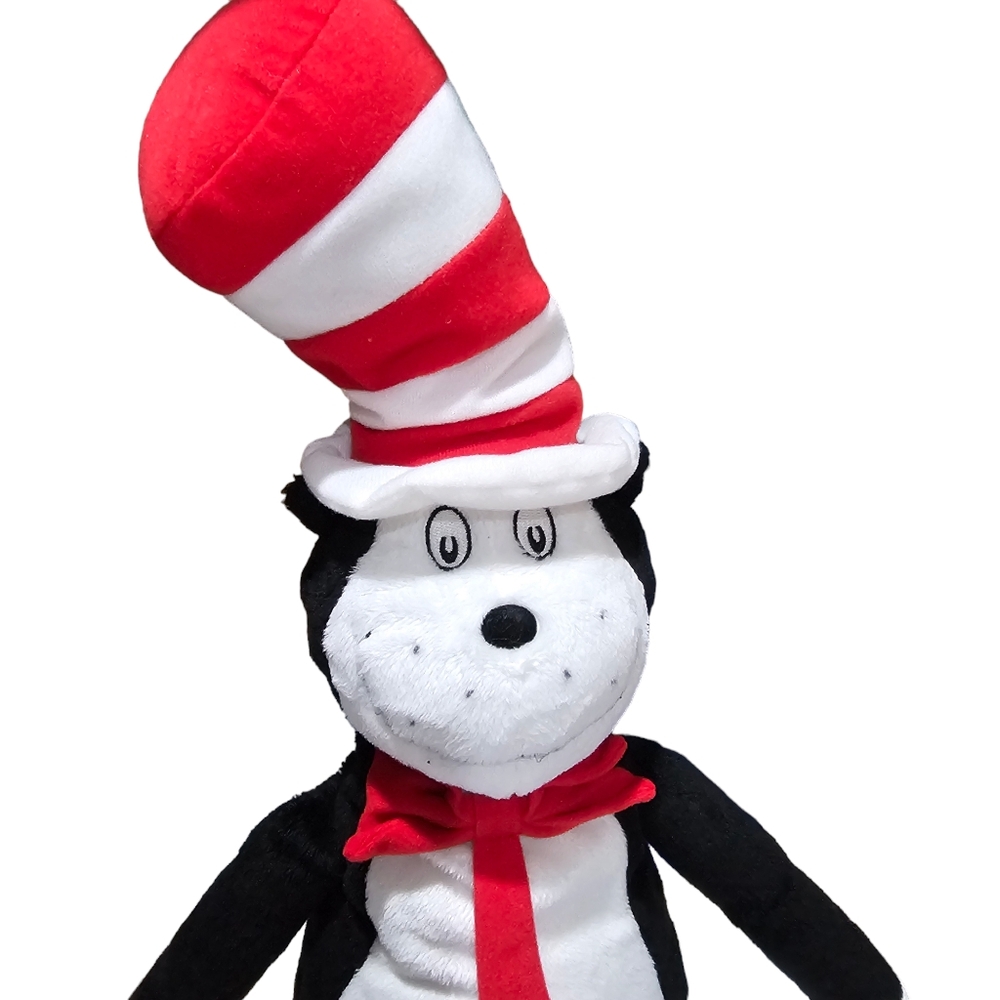 Cat in the Hat Plush Stuffed Animal Toy Dr Seuss 18" Kitty Reading Kohls Cares